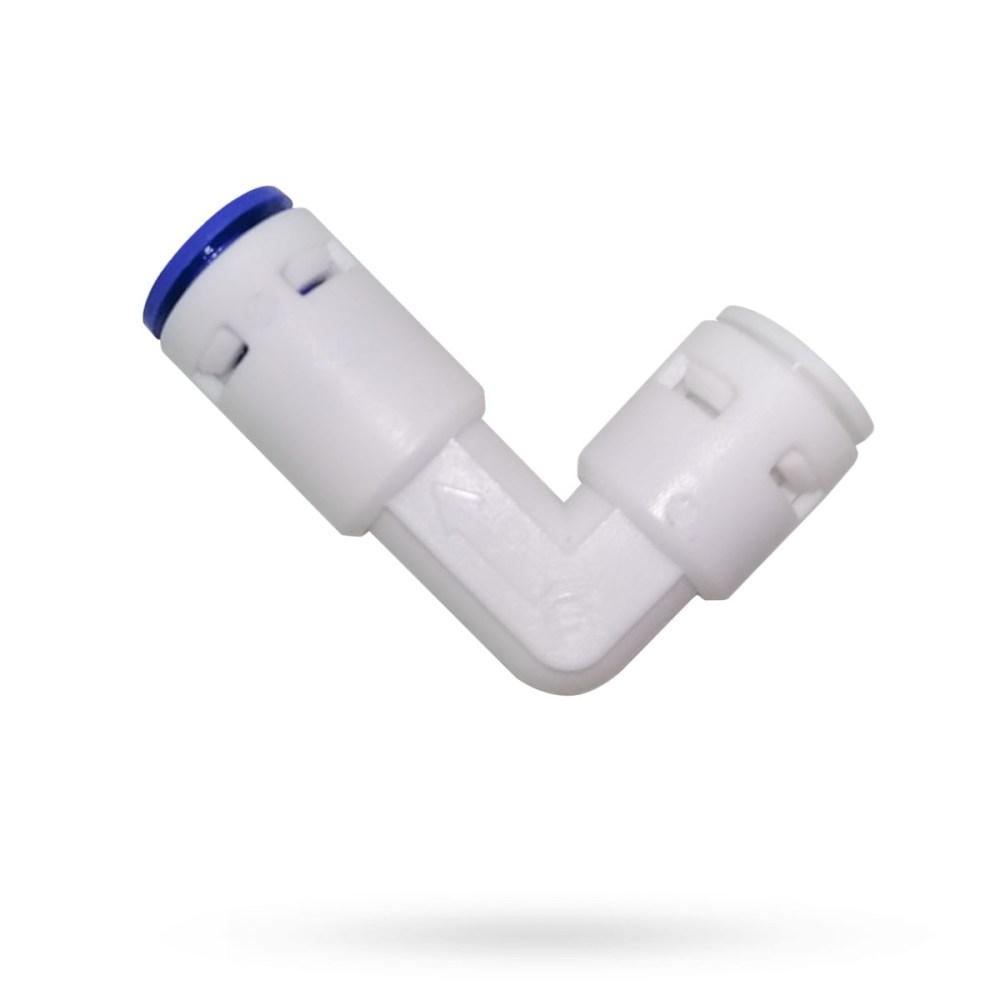 Quickli Dirsek Çek Valf (Check Valve) Vana Membran Çıkışı